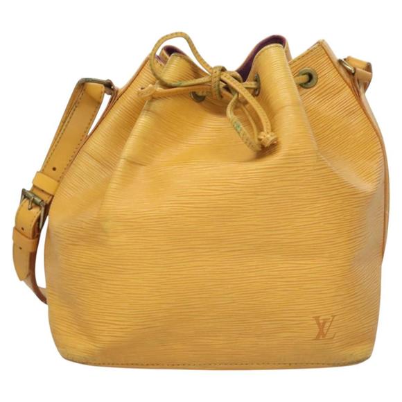 Louis Vuitton Petit Noé Yellow Leather shoulder - Picture 1 of 10